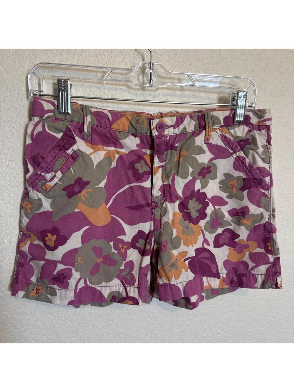 Vintage Y2K Mossimo Floral Mini Cotton Shorts, Size 14/XL (runs small)